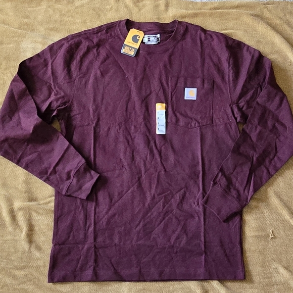Carhartt Men Black and Burgundy Shirts - Picture 4 of 5